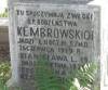 Grave of Kembrowski family